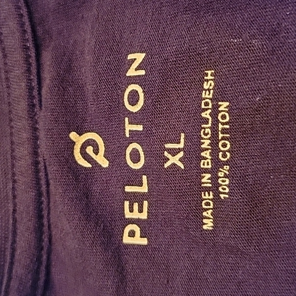 Peloton Women's Black T-Shirt, Size XL - Picture 2 of 7